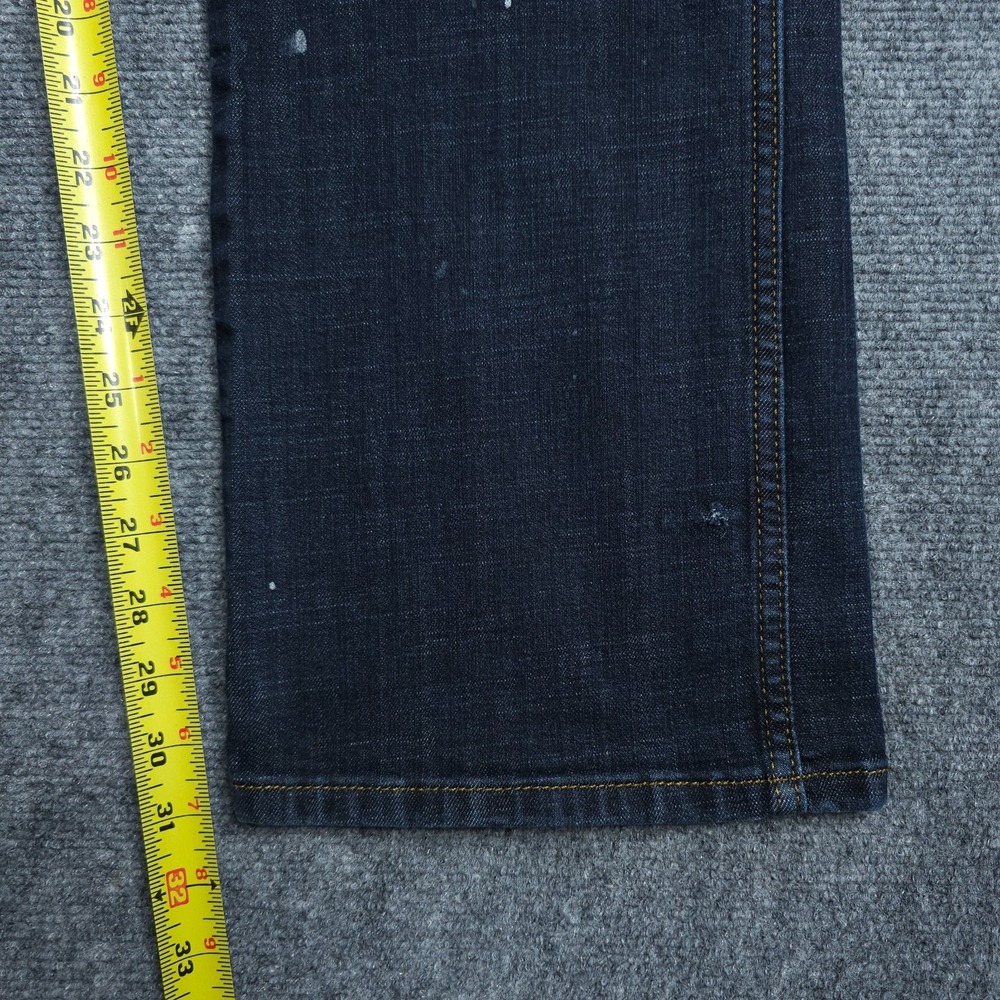Wrangler Retro Slim Bootcut Jeans Mens 36x34 Blue Casual Workwear Cowboy - Picture 9 of 10